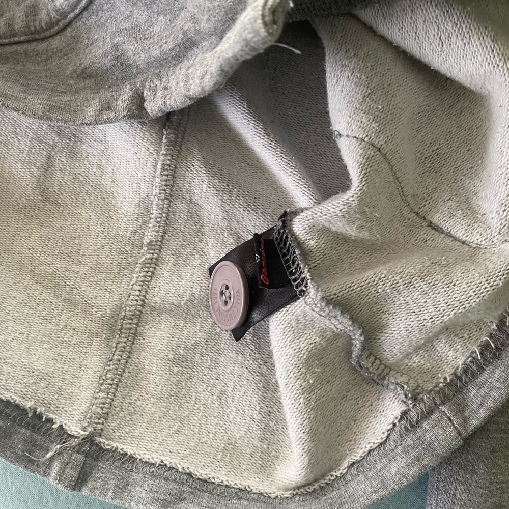 Volcom Light Gray Button-Up Knit Jacket size medium - Picture 4 of 6